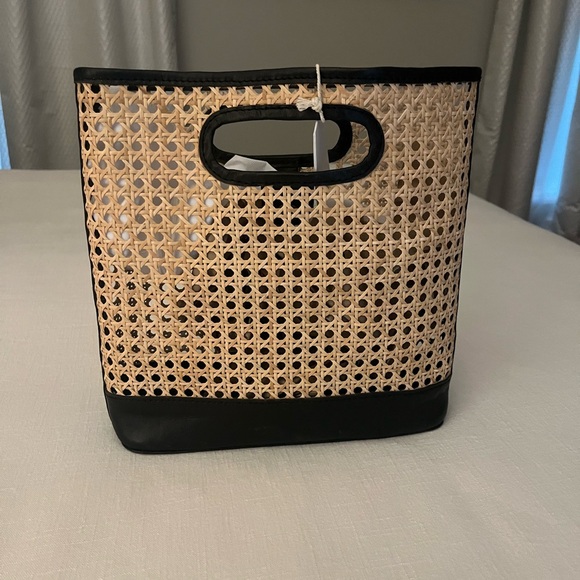 Black and Tan Tote Bag - Picture 1 of 3